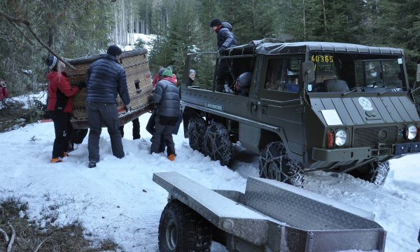 11.01.2013: Leckfeld - Ballonbergung
