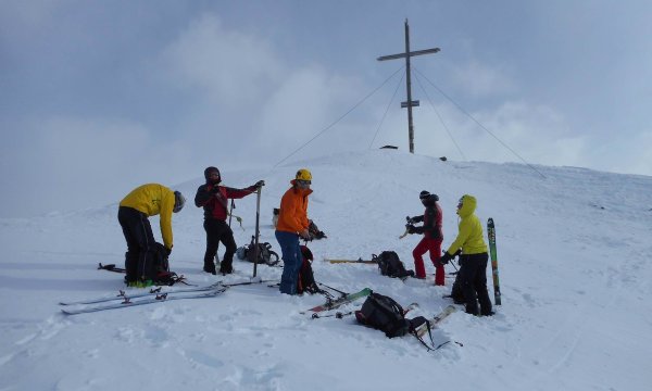 25.01.2015: Kreuzspitze - Hundelawinenübung