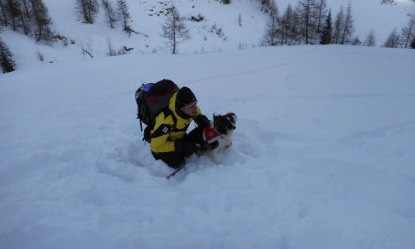 25.01.2015: Kreuzspitze - Hundelawinenübung