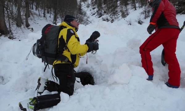 25.01.2015: Kreuzspitze - Hundelawinenübung