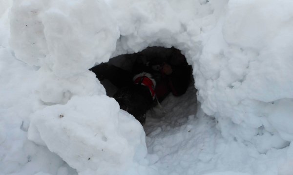 25.01.2015: Kreuzspitze - Hundelawinenübung