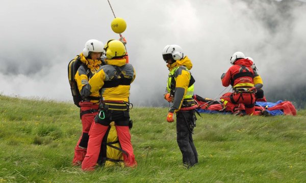 03.07.2016: Liftbergeübung mit Hubschrauber