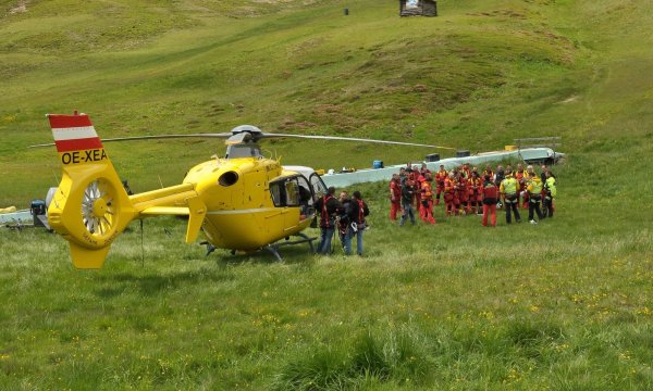 03.07.2016: Liftbergeübung mit Hubschrauber