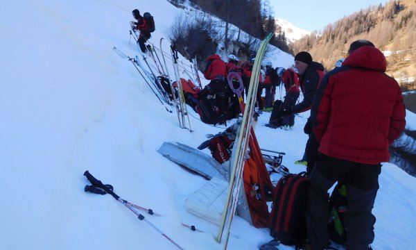 25.02.2017: Kalkstein - Bergeübung Rosstal