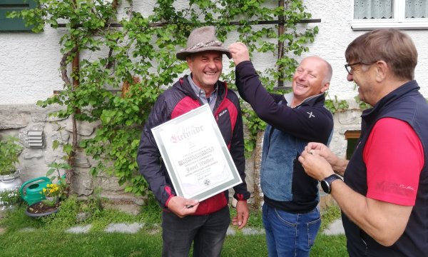 06.06.2020: Ehrung Josef