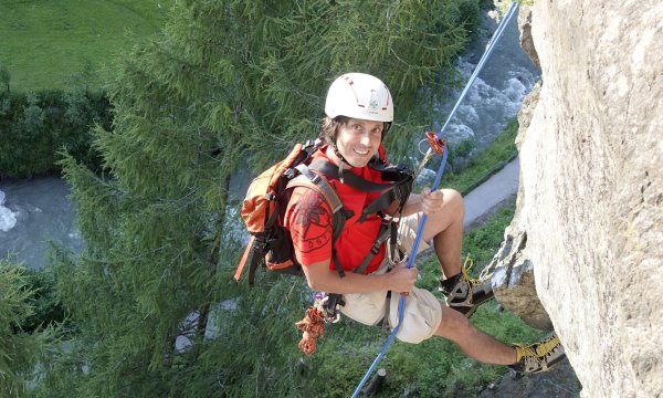 09.07.2021: Seiltechnik Schlosswand
