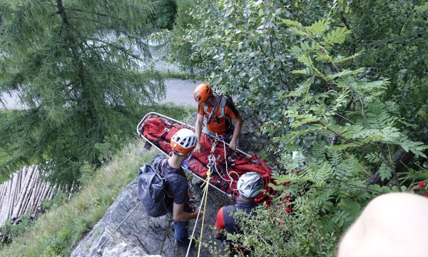 09.07.2021: Seiltechnik Schlosswand
