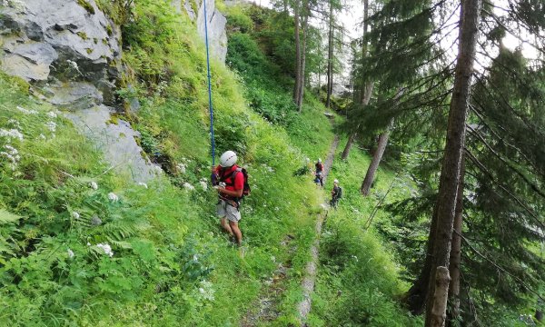 09.07.2021: Seiltechnik Schlosswand
