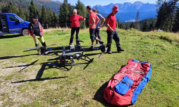 19.09.2025: Schwerlastdrohne Coltrondo Alm