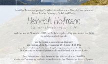 Im Gedenken - Heinrich
